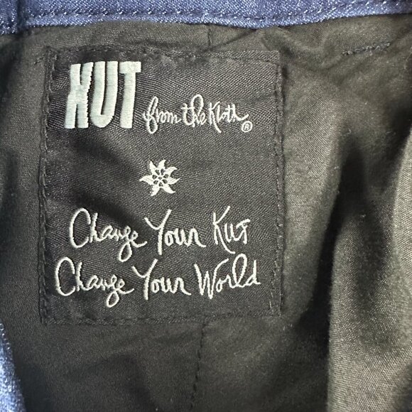 Kut From The Kloth Jeans Womens 8 Taylor Crop Trouser Cotton Stretch Pockets - Picture 5 of 9